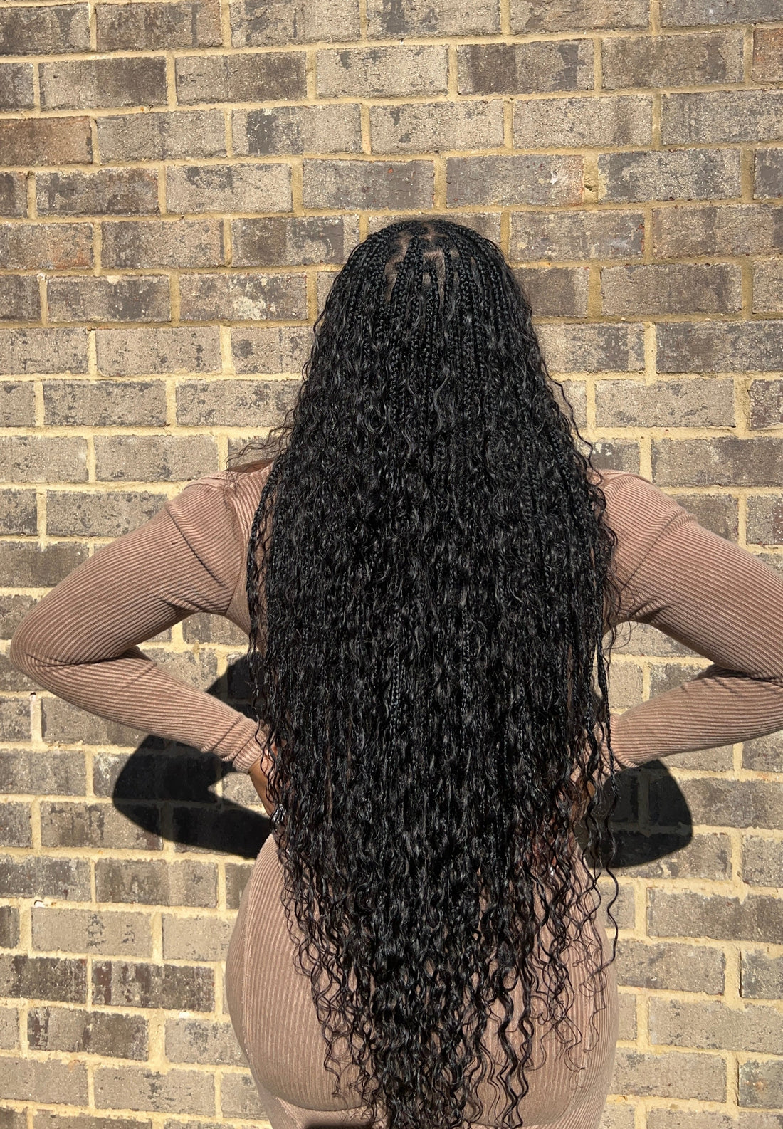 Boho Braiding with Water Wave Hair